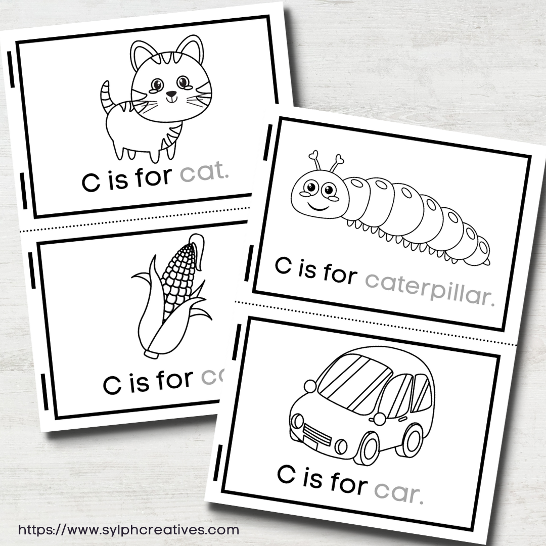 Animal Alphabet - C for Cat Graphic by Digital to Art · Creative Fabrica